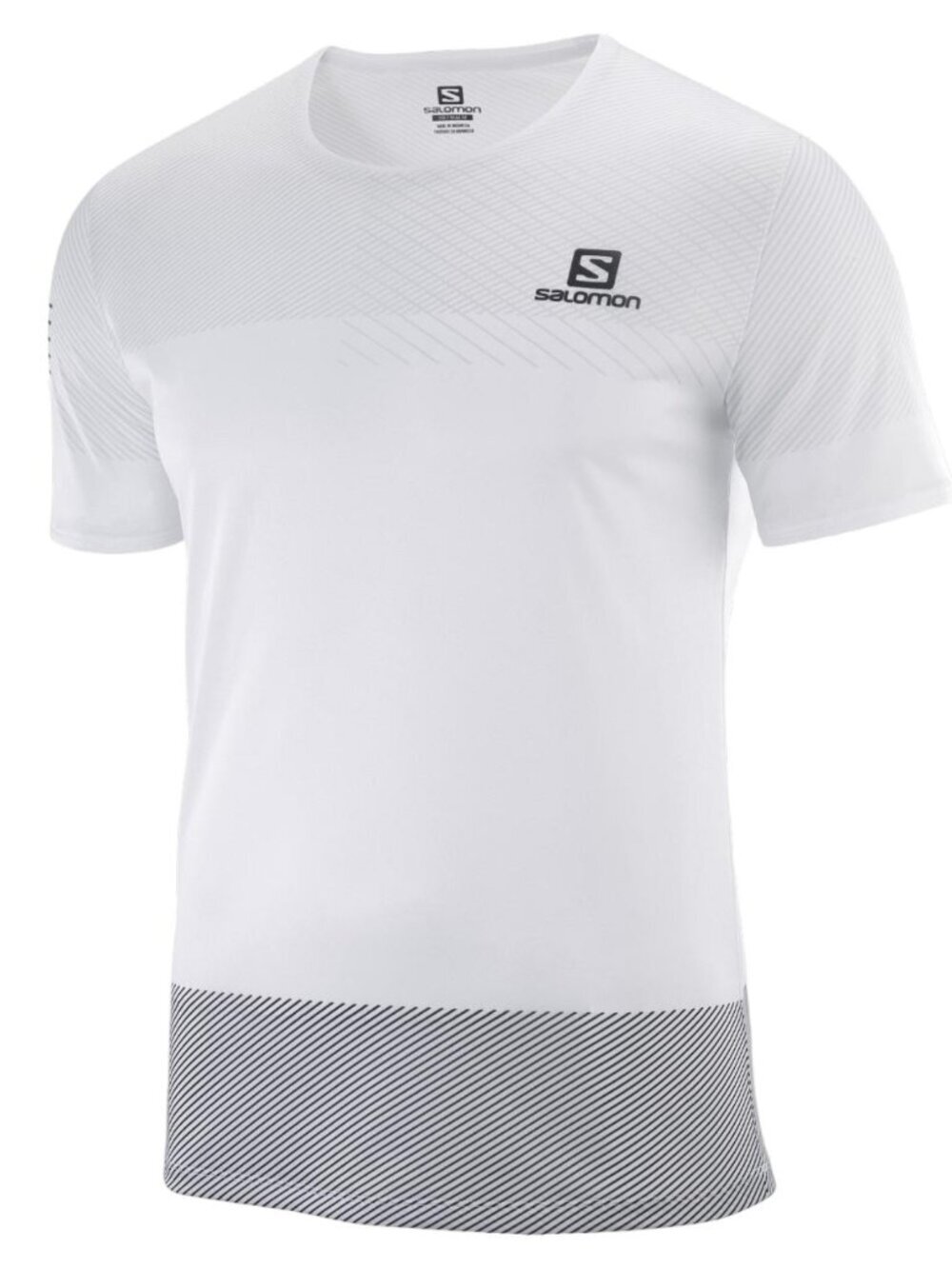 SALOMON White Sense Tee Trail Running Performance Shirt xl - perfect condition
